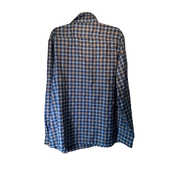 Eddie Bauer Shirt Mens Sz XL Plaid Vented Fishing Sport Shop Button - Picture 7 of 10